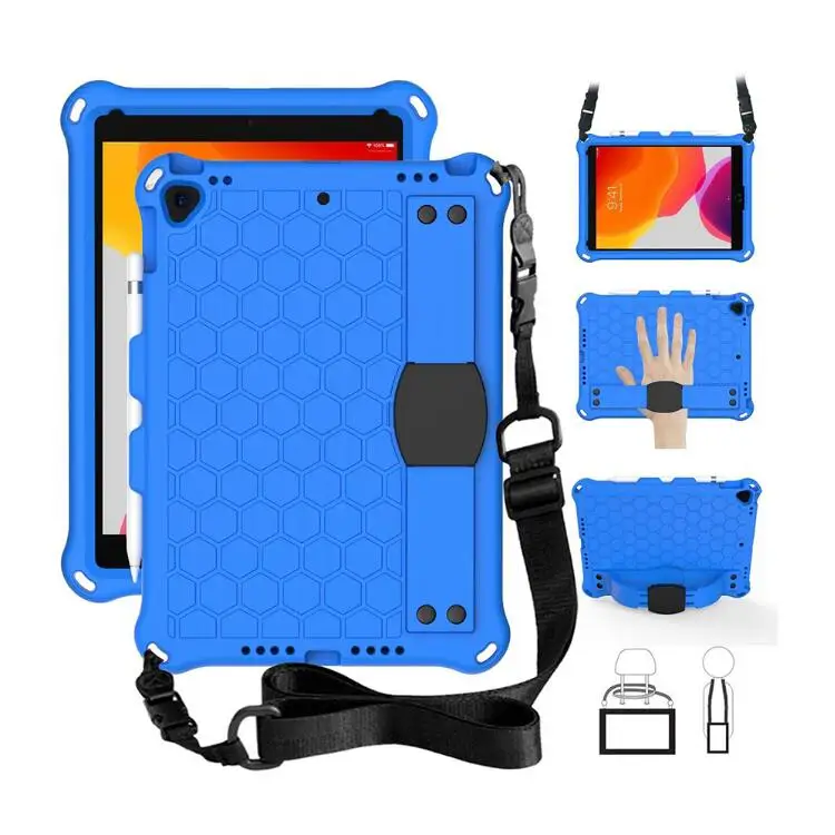 
New Kids Case Kidsproof Tablet Cover Case with Shoulder Strap and Stand Hand Grip for iPad Air 3 Pro 10.5