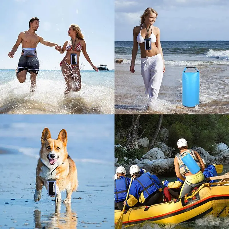 Outdoor TPU Travel Sport Hiking Ocean Pack Water Proof 10L 20L Floating Backpack Waterproof Bags Dry Bag
