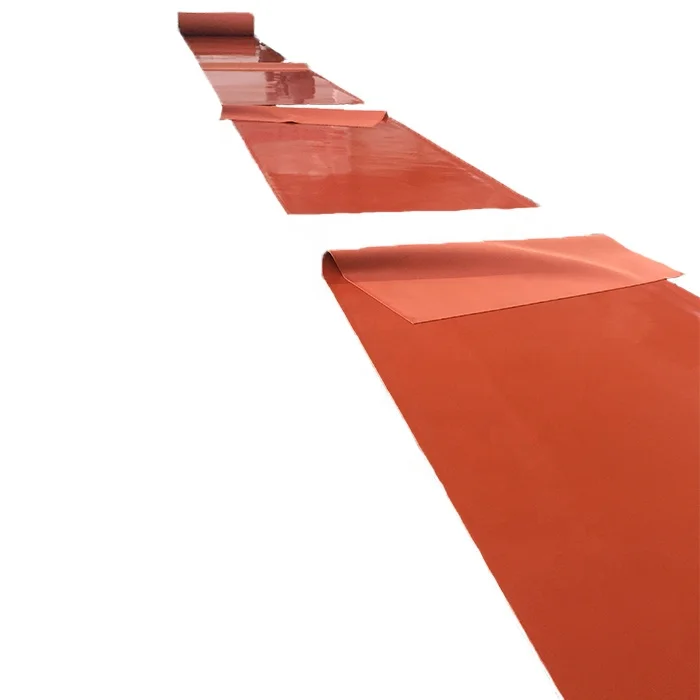 4mm high tensile strength silicone membrane glass fabric reinforced weathering resistant silicone sheet for cushion