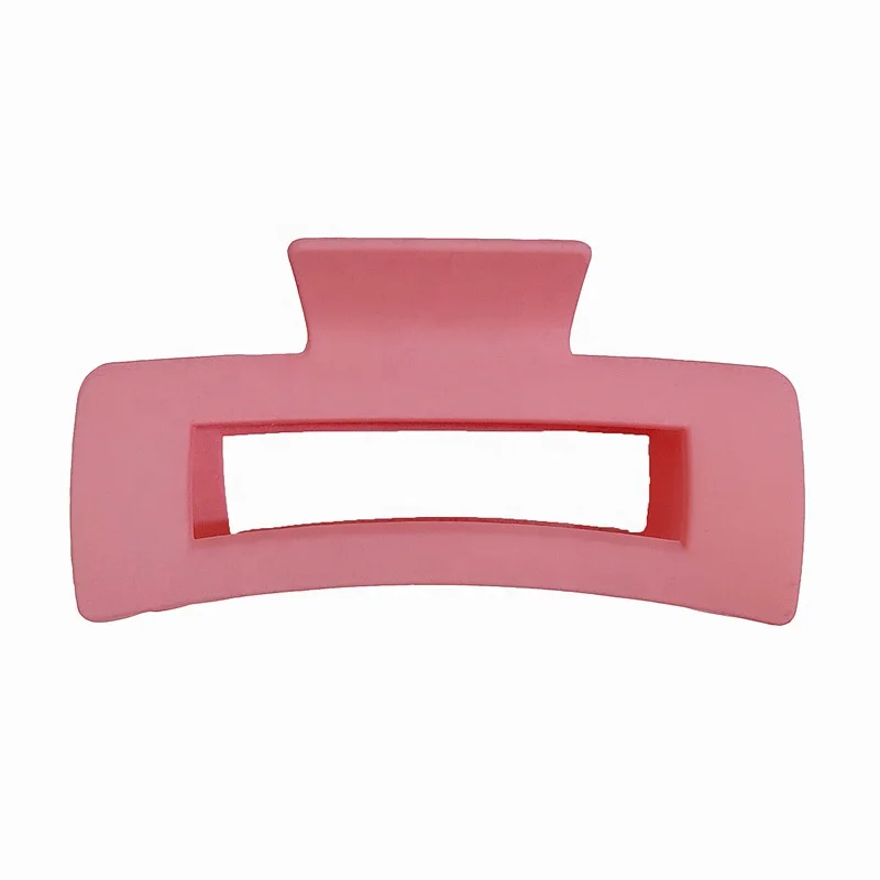 11cm jumbo mat hair claws clip accessories women solid color plastic extra large rectangle matte hair claw clips for thick hair