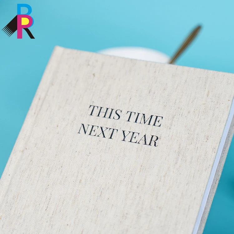 Wholesale Custom softcover Hardcover PU Notebooks School Diary Linen Planner