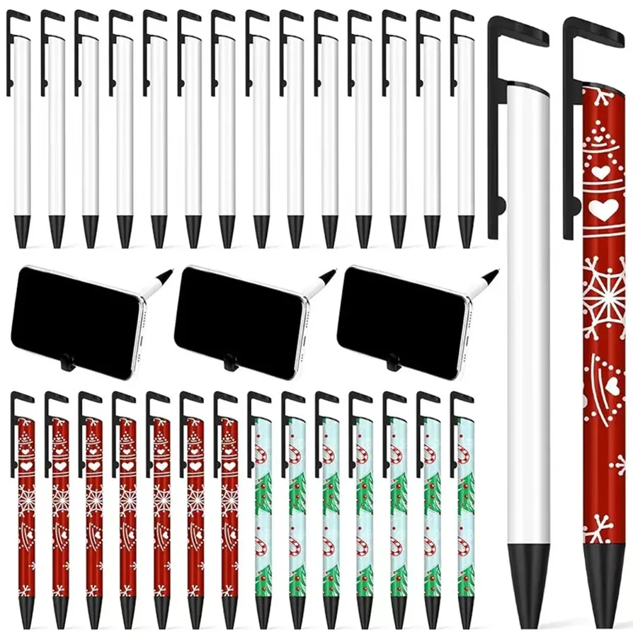 Customized Heat Press Printing blank white sublimation ball pen