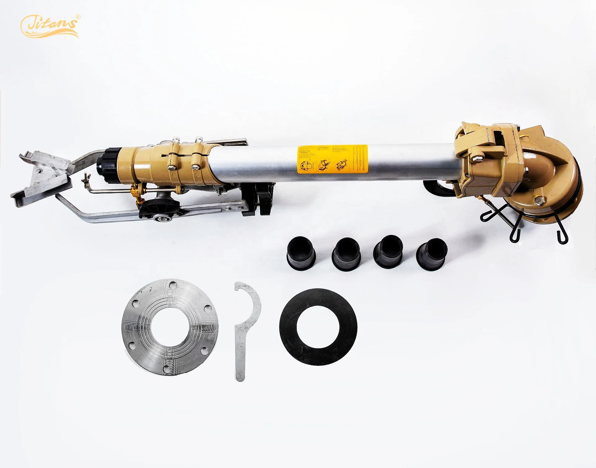 Titans Long Range 80m Rain Gun Sprinkler 360 Degree Gear Drive Nozzle for Farmland Irrigation