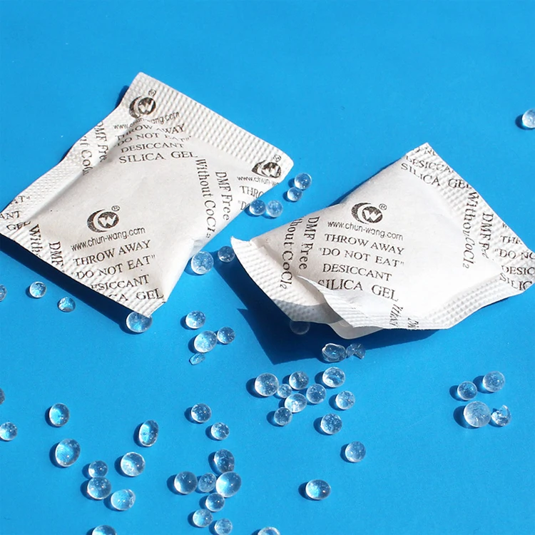 Silica Gel Desiccant Bead Bag 1g Customized Package Silica Gel Desiccant Packet