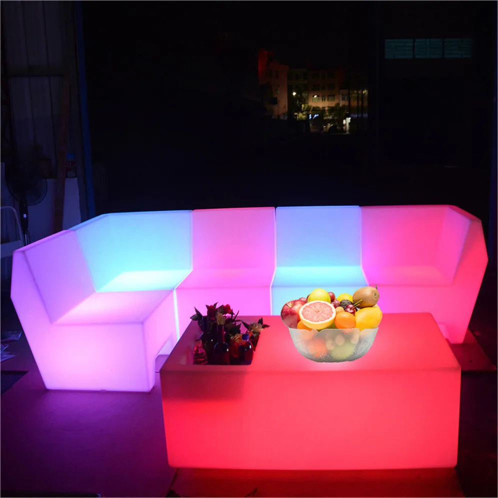 hookah lounge led sofa furniture light up outdoor glowing led chairs and tables furniture sectional sofas event party
