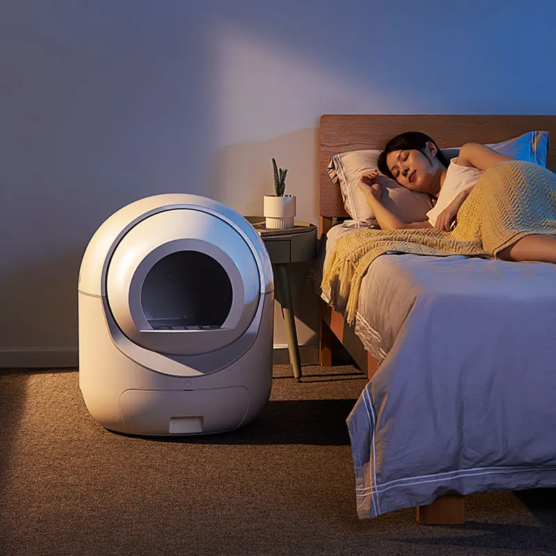 Pet cats kitty comfortable smart Automatic cat litter box quick Self Cleaning  Litter Box toilet