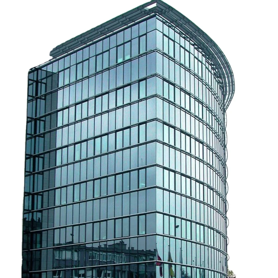 Glass curtain wall For Building Aluminum Profile Glazing Aluminum curtain wall Facade Low E Glass Pannal curtain wall