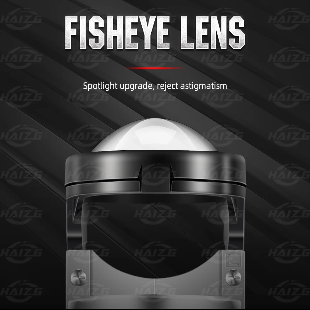 HAIZG h4 led headlights T6 lens led light 6000k CSP 3570 chip car lighting system