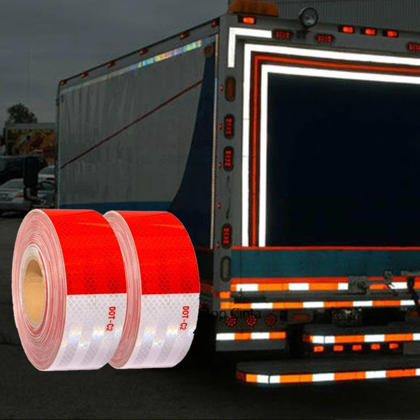 MANCAI Factory Dot c2 Reflective Tape Reflective Tape Red White Retro Reflective Tape 3m