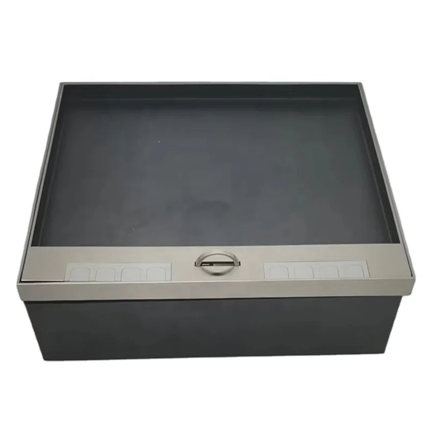 iGERCN  ODM  stainless steel hidden Russia floor outlet/airport nice design concealed stainless steel power floor box recessed