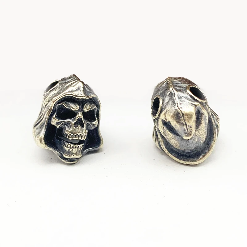 Metal charms for paracord bracelet metal paracord beads skull beads