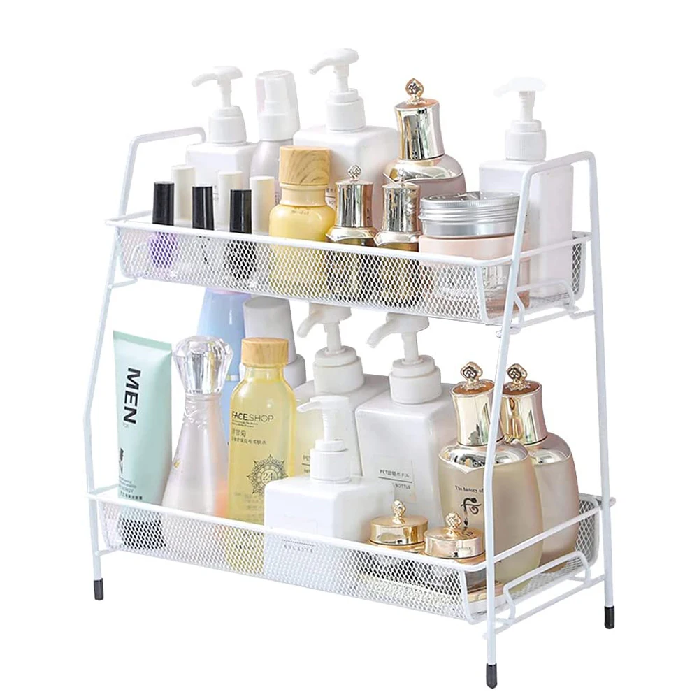 LINDON Cosmetic Spice Storage Rack Organizer Kitchen Bathroom Desk Organizer