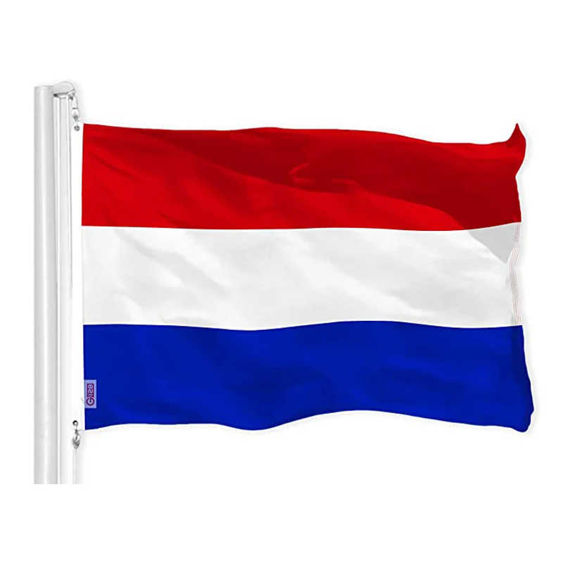 High quality professional 3x5FT Polyester Holland Dutch Netherlands Flag with Brass Grommets Dutch flag