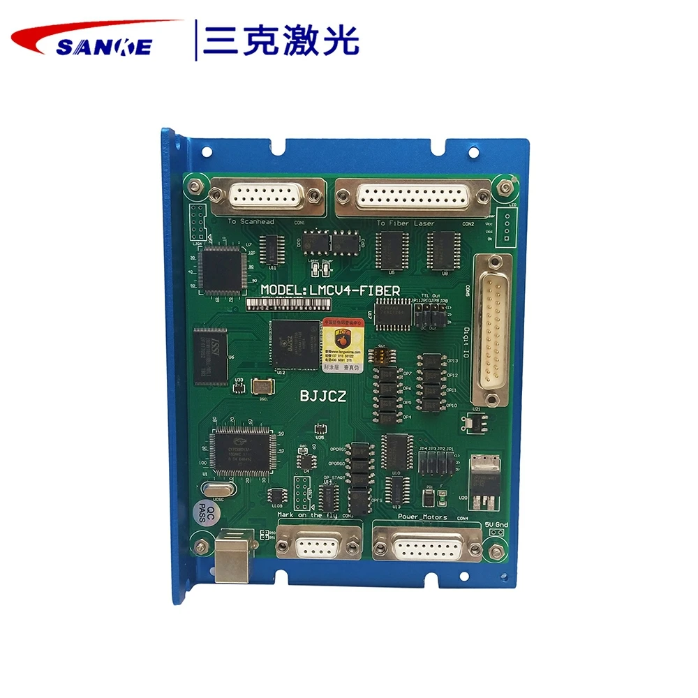 JCZ legal copyUSB single fiber/digital marking card LMCV4 Laser marking machine marking card DLC2