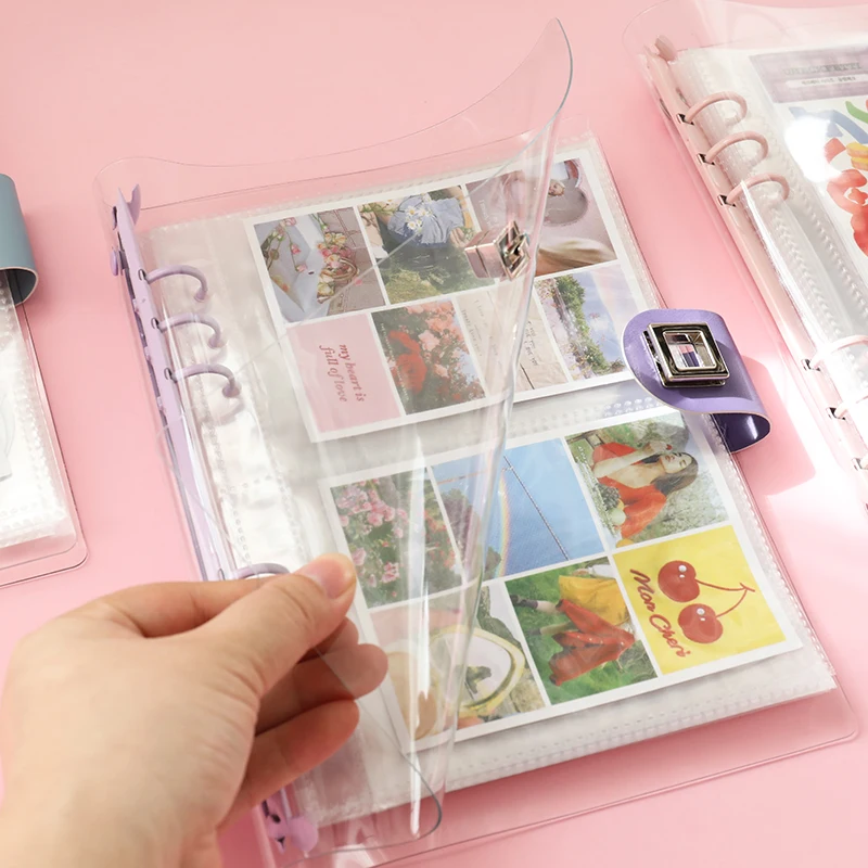Collect kpop album photo album for fujifilm instax  mini flim Clear 6-hole binder album