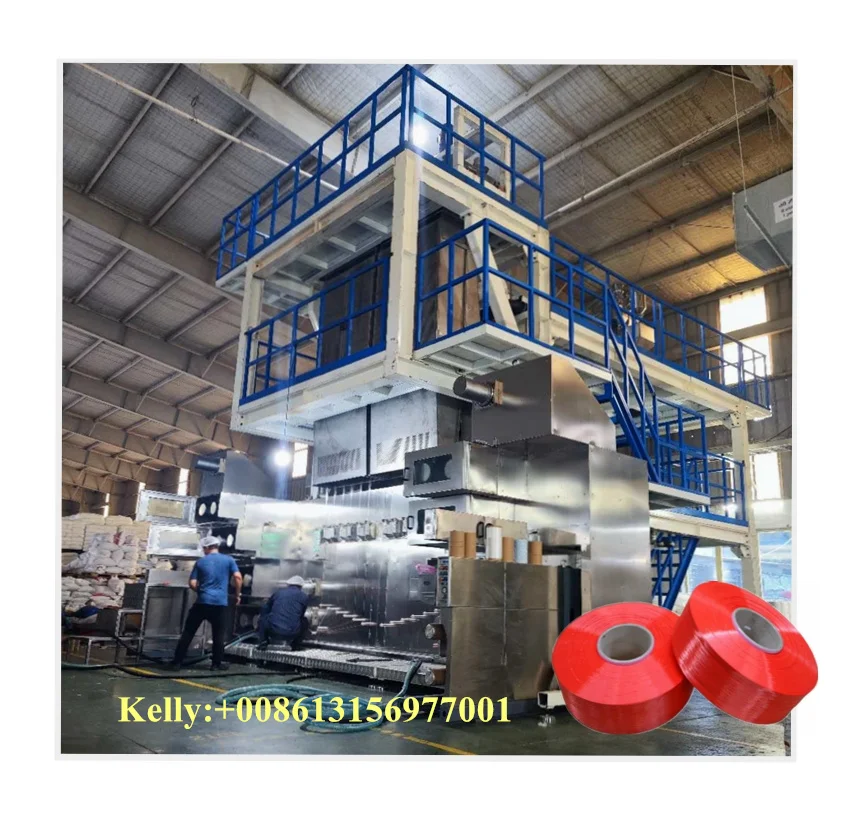 1200D High Tenacity Polypropylene Multifilament Yarn Spinning Extruder for Weaving Geotextiles