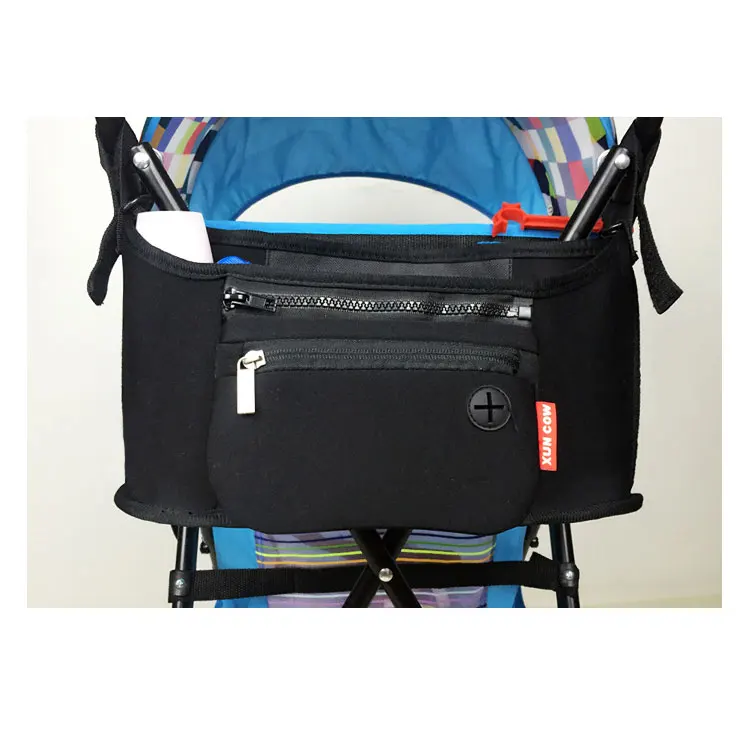 Kinderwagentasche waterproof detachable phone bag neoprene stroller organizer bag baby