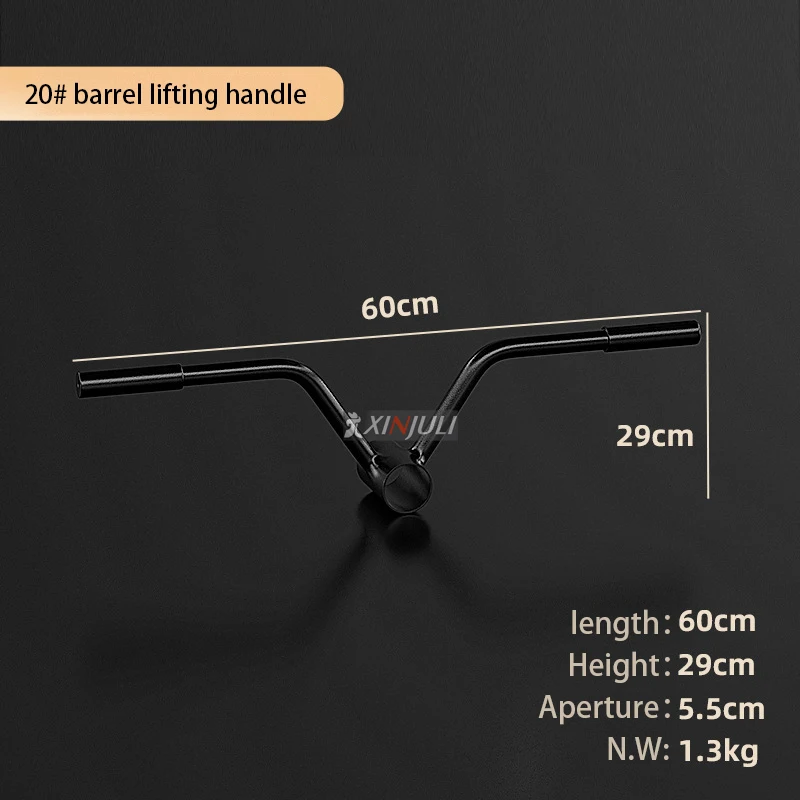 Xinjuli Heavy Duty Double D Handle, Ergonomic Grip V Bar Cable Attachment, Cable Machine Accessories for Home Gym