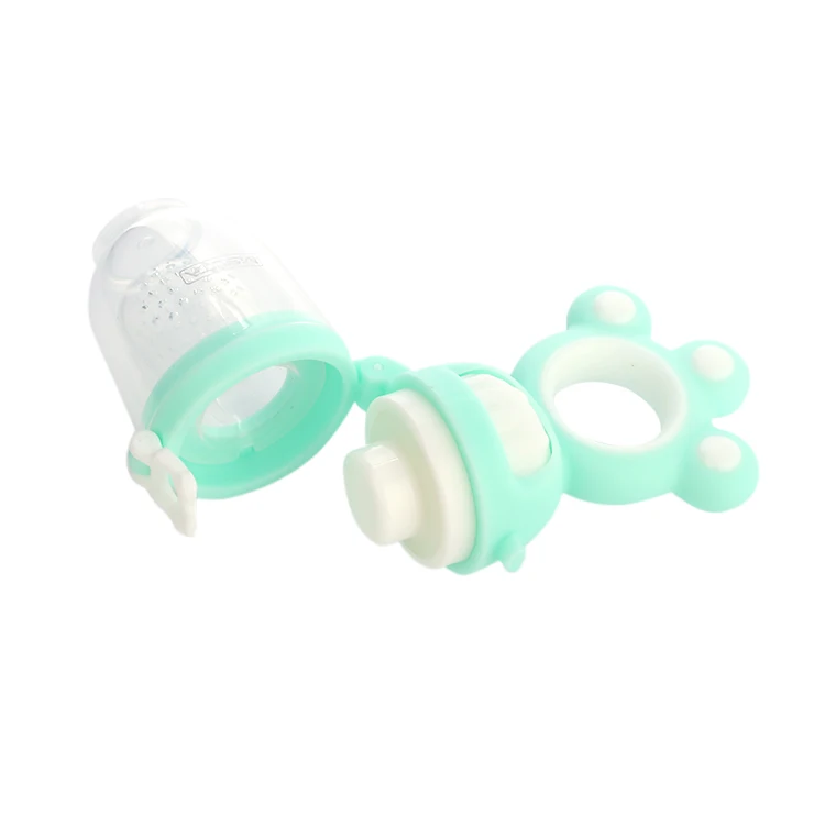 
100 % Bpa Free Food Grade Soother Silicone Nipple Pacifier Baby Fresh Fruit And Vegetable Feeder 