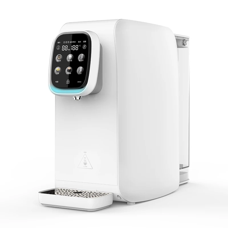 Six kind water temperatures potable desktop water RO purifier systems countertop RO water dispenser