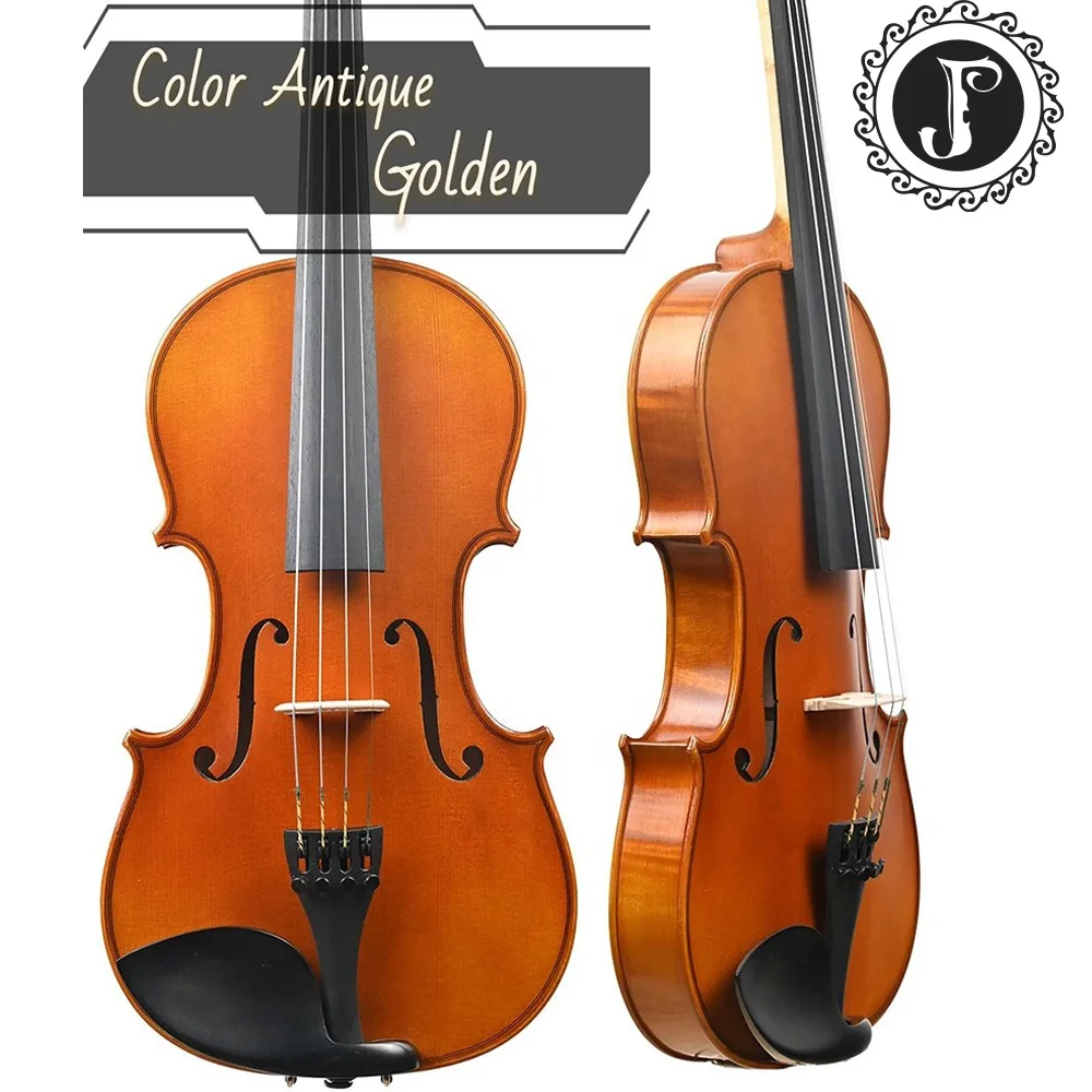 Full-Size Handmade Professional 1/32 -4/4 Violin Top Selling Advanced Flamed Maple with Spruce Face Nice Violin for Performance