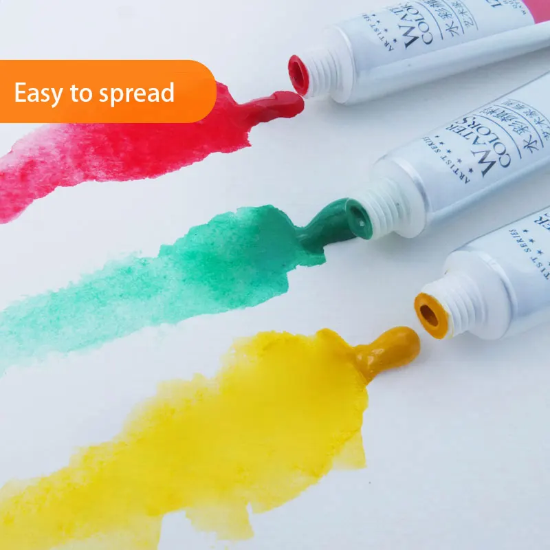 6/12/18/24Color Professional Watercolor Premium Water Color Pigment for Artist Painting Drawing Art Supplies