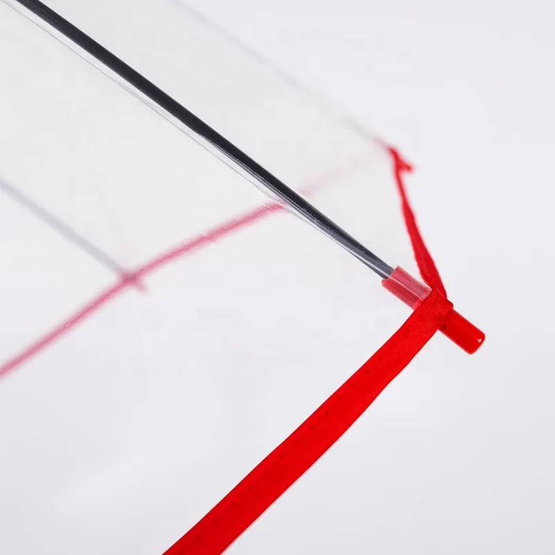 RST apollo event wedding umbrella transparent poe Logo Customized Auto Open Straight bubble dome clear umbrella