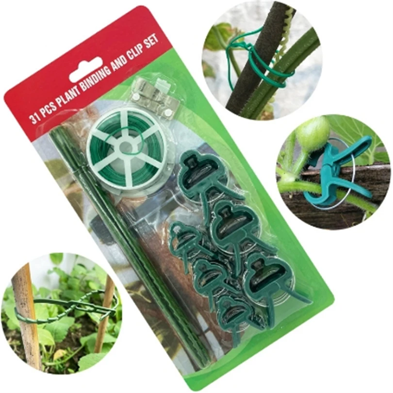 31pcs Gardening Bundle Garden Clip Garden Grafting Kits Plant Clip