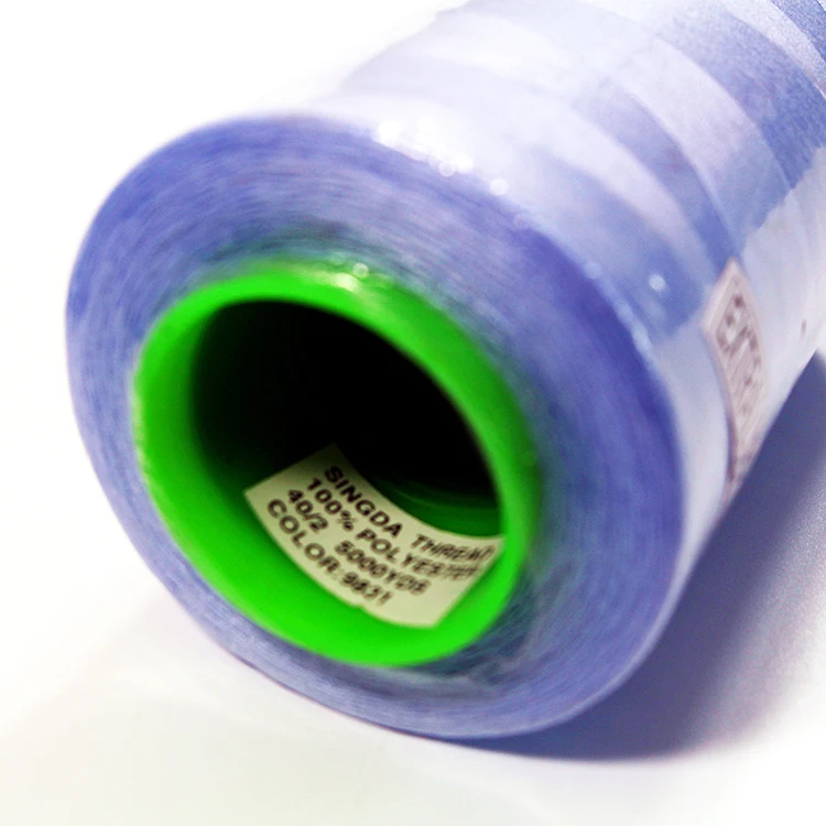Factory 100% Spun Polyester Sewing Thread Polyester Wholesale 40/2 5000y Nylon Sewing Thread for Garment Accessories