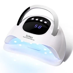 Private Label Portable Handle SUN UV Gel Nail Lamp 288W LED Nail Light Fast Nail Dryer for Gel Polish Curing With 4 Timers