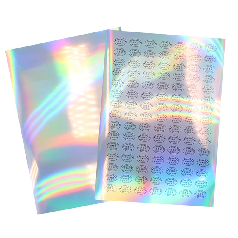 A4 Waterproof Inkjet Stickers Paper Full Sheet PVC PET Custom Printable Clear Self-Adhesive Transparent Vinyl Label Printer