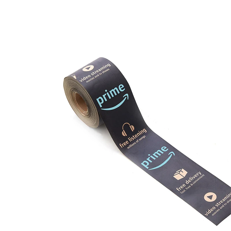 Competitive Price Custom Black Craft Water Activated Reinforced Color Packing Strapping Kraft Paper Masking Tape Rolls