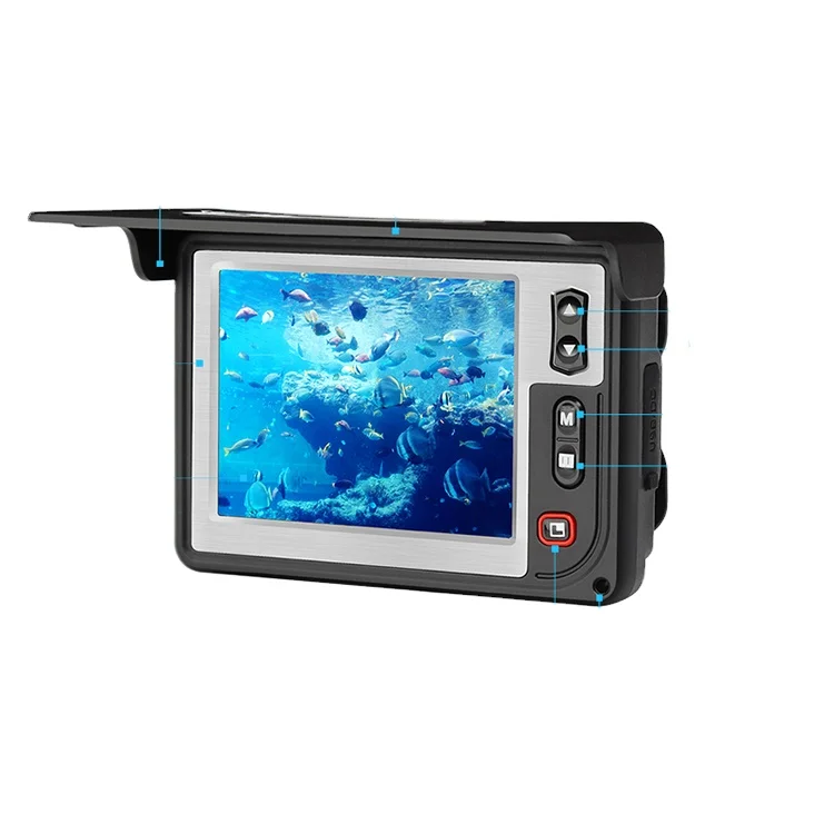 
Professional new 3.5 inches underwater fish farm camera IP68 fishing line camera 