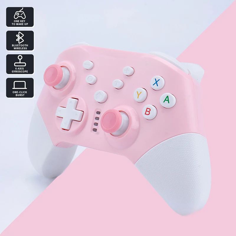 6-Axis Blue-Tooth Controller For Nintendo Switch Lite Gamepad Video Game Usb Joystick Wireless Switch Pro