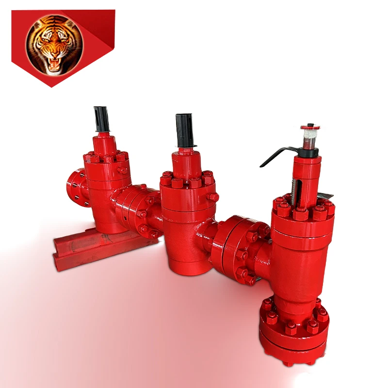 Tigerrig API 6A high pressure manual hydraulic adjustable choke valve on the choke manifold petroleum oil equipment