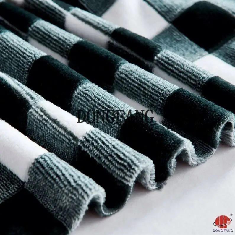 Blanket Fabrics For Cheap Cushion Dubai In Roll Fleece Polyester African China Yard  T-Shirt Rug Embossed Velvet Fabric