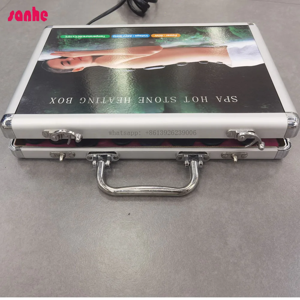 CE approval Quick Heat up constant 60 degrees message hot stone 16 pc set heater with good price