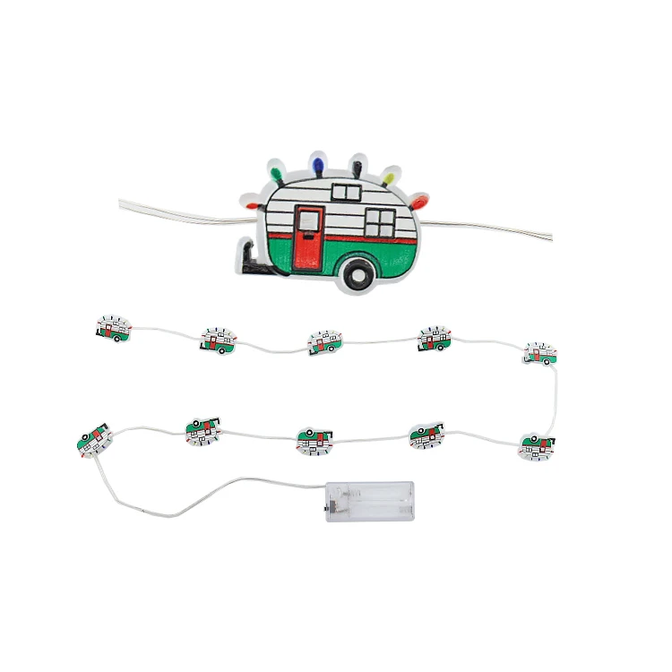 Декоративная гирлянда в полоску