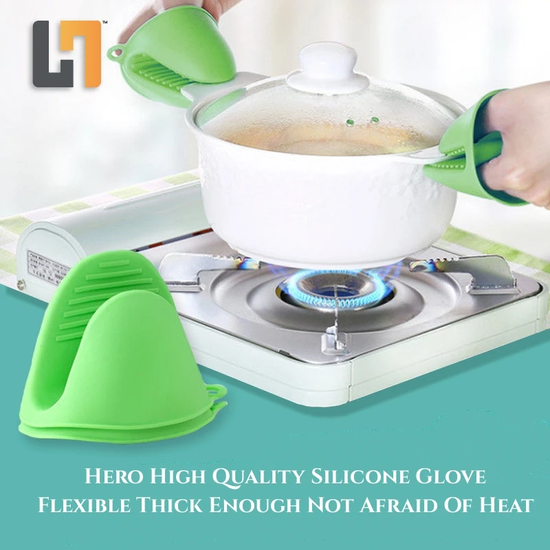 Hero Cake Baking Tools Cheap Oven Mitts Heat Resistant Cooking Pinch Gloves Potholder Silicone Oven Baking Glove
