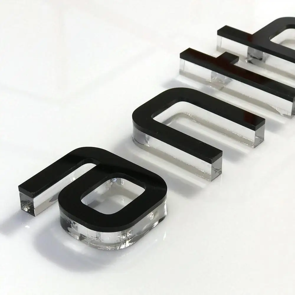 Вывеска для здания алфавит акриловые буквы вырезной