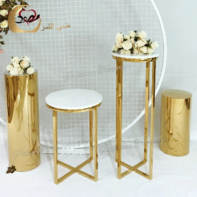 Party decoration supplies flower stand pillar cylinder cake wedding plinth
