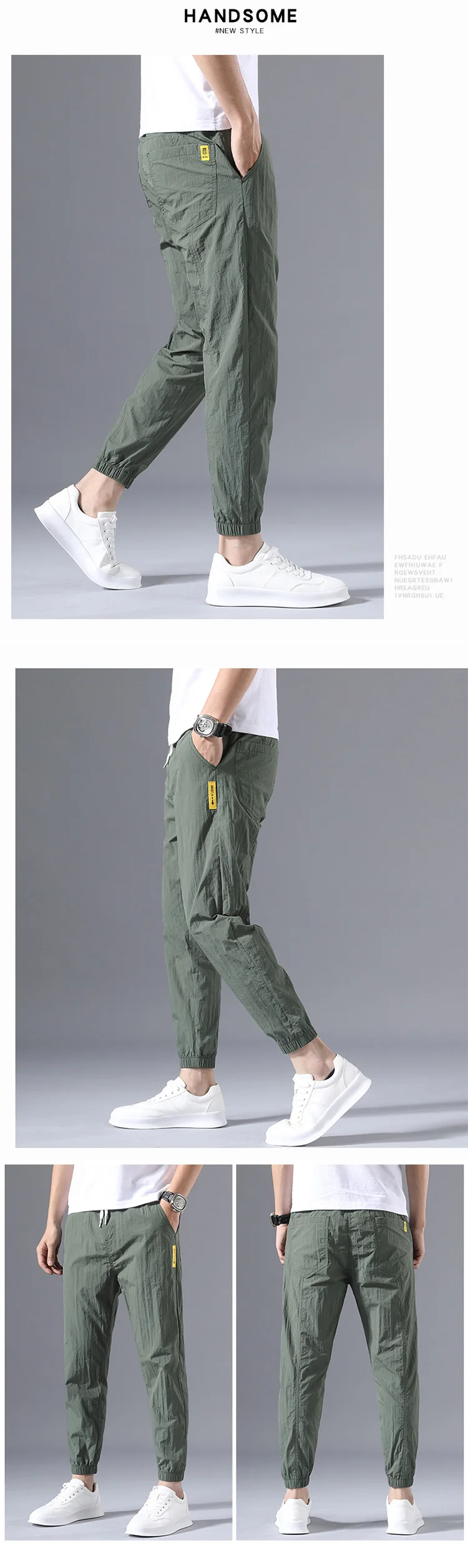 Wholesale Custom Sports Pants Plus Size Men Sports Pants Men Joggers Comfortable Joggers For Men 2