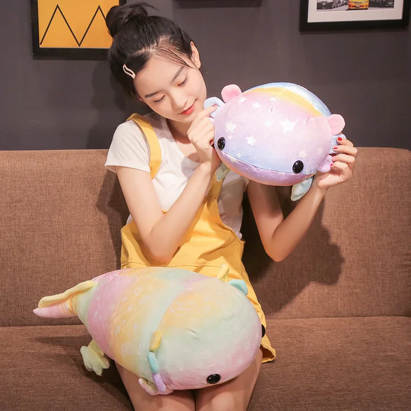 Lovely Plushie Axolotl Stuffed Toy Doll Wholesale Stuffed Animals Axolotl Pillow Toys Custom Animal Axolotl Stuffed Toy Doll