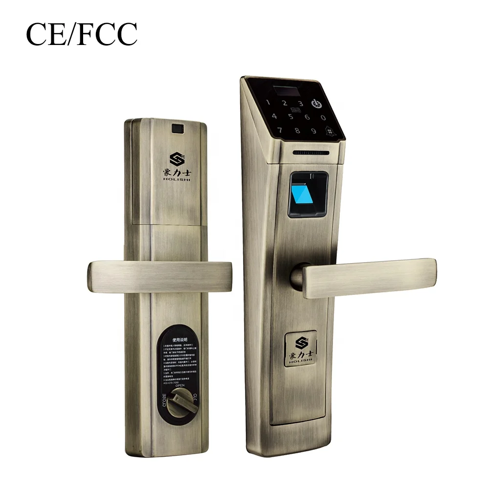 A Digital RFID Card and Code Pin Pad Front Door Lock With Electronic Digi Keypad