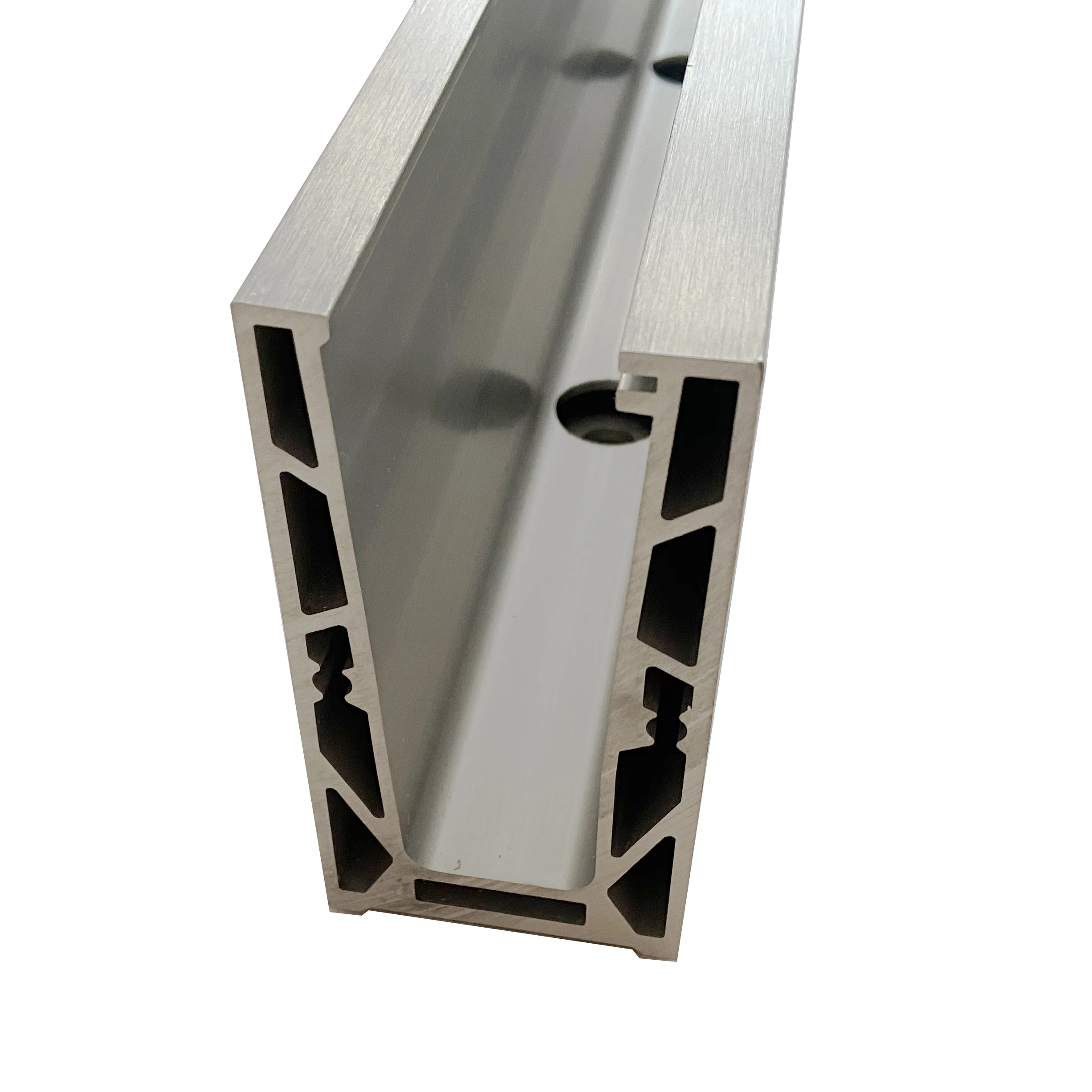 Aluminium Extrusion Profile Factory Balustrades Railing System Aluminum Frameless U Channel Glass Railing