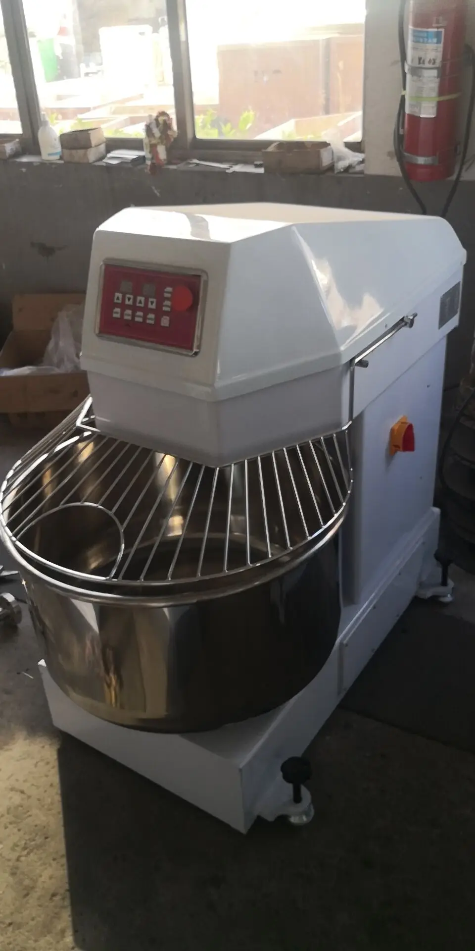 AIibaba Recommend* Commercial English Panel Double Speed Spiral Dough Mixer 30L