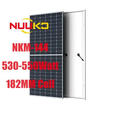 Nuuko 530 Вт 540 550 144 элементы Солнечные панели моно кристаллические высококачественные солнечные для системы хранения солнечной энергии