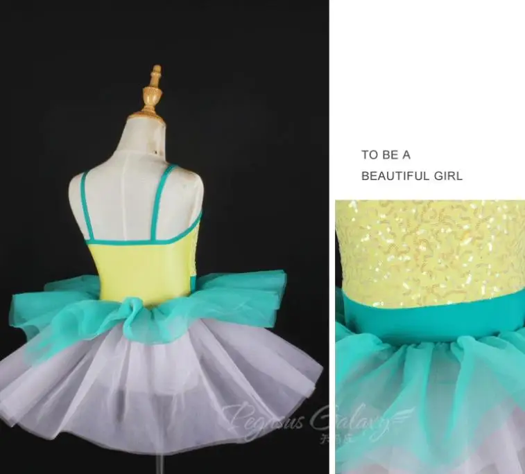 4265 Baby Dress Princess Kids Ballet Tutu Dance Costume Dress for Girls Ready to Ship