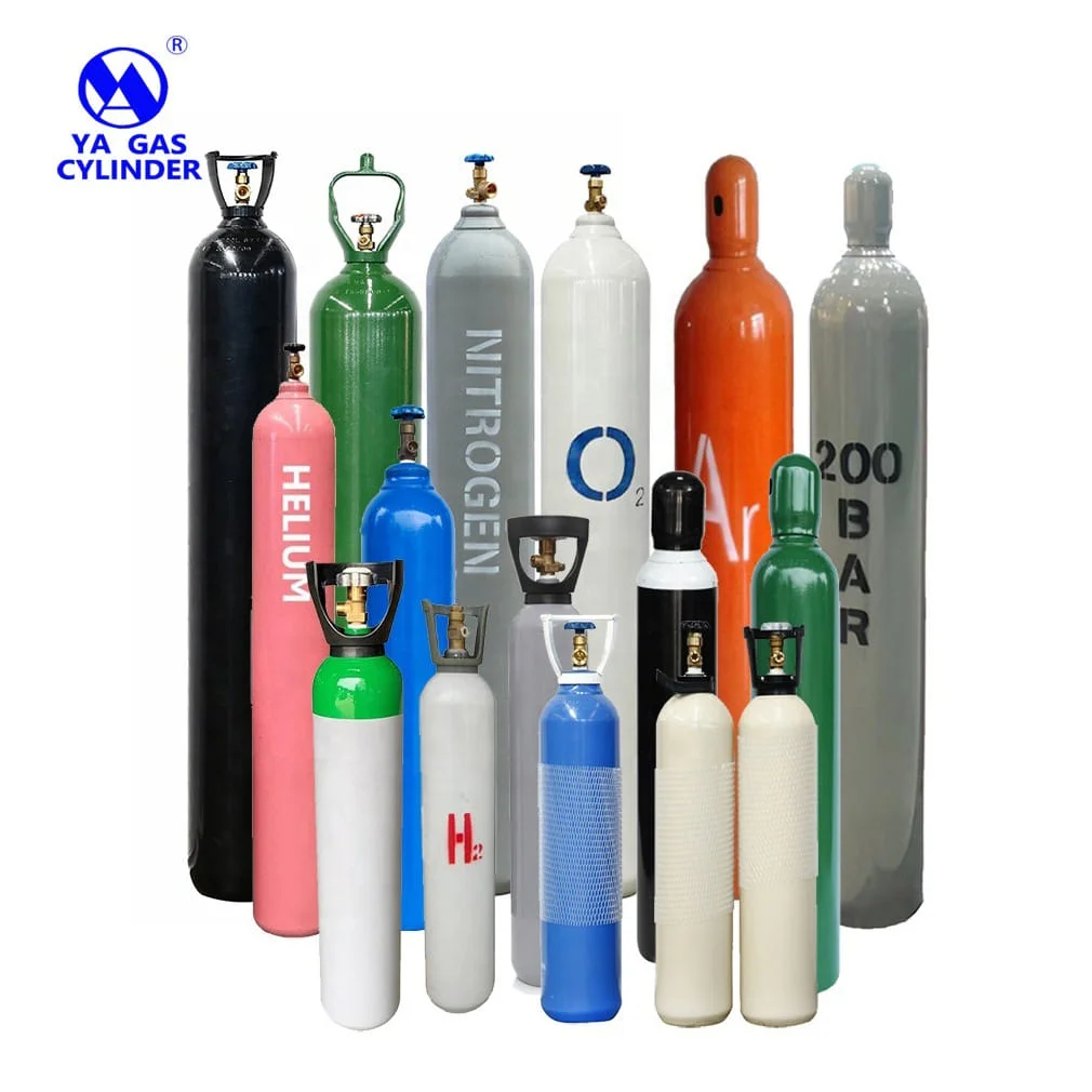 Gas Cylinders Oxygene Argon Hydrogen Xenon Bonbonne Chlorine Nitrogen Gnv Fire Extinguisher Roof 67.5L Steel Seamless Steel 67.5