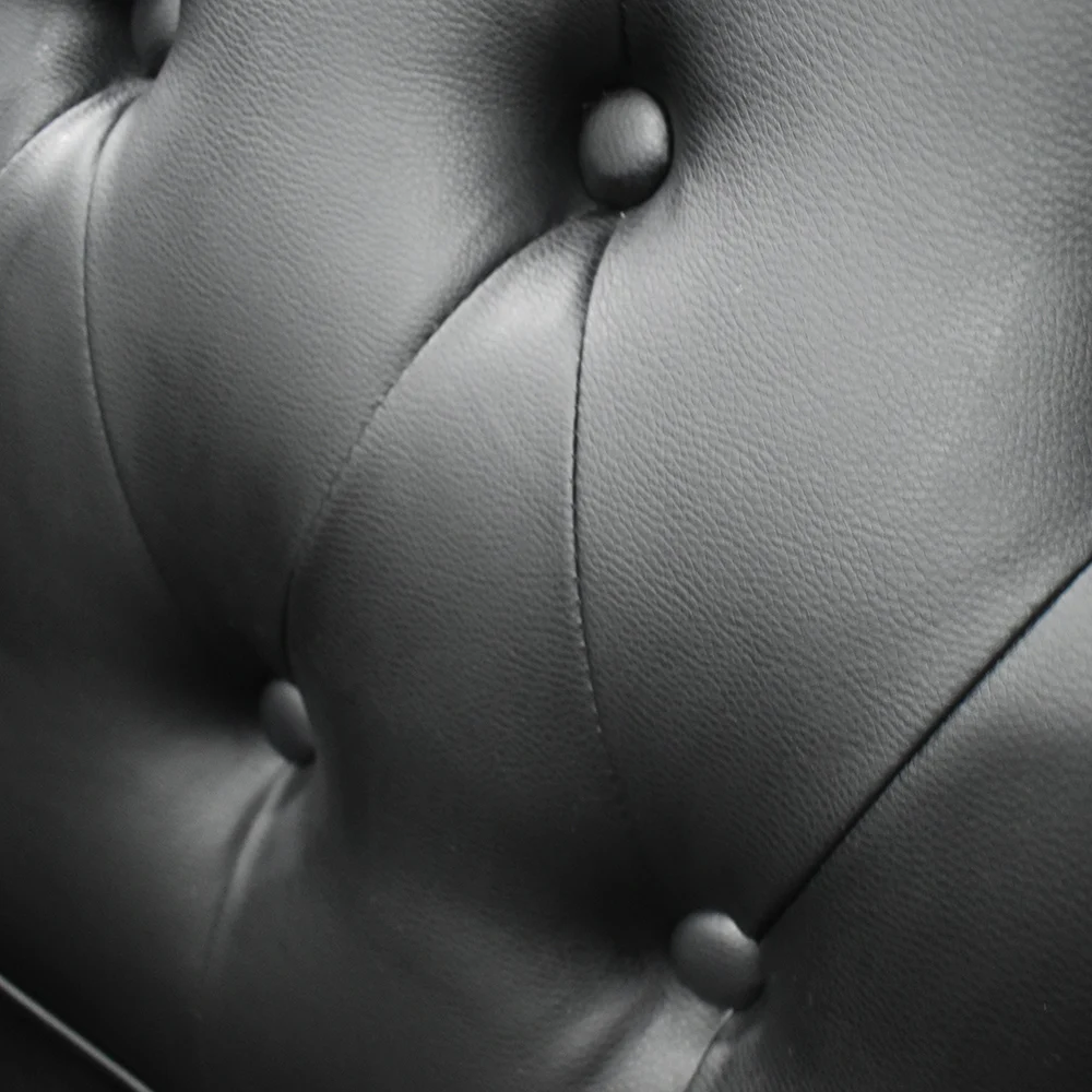 Europe classical  Upholstered Chesterfield Sofa with copper nail  living room leather sofa set